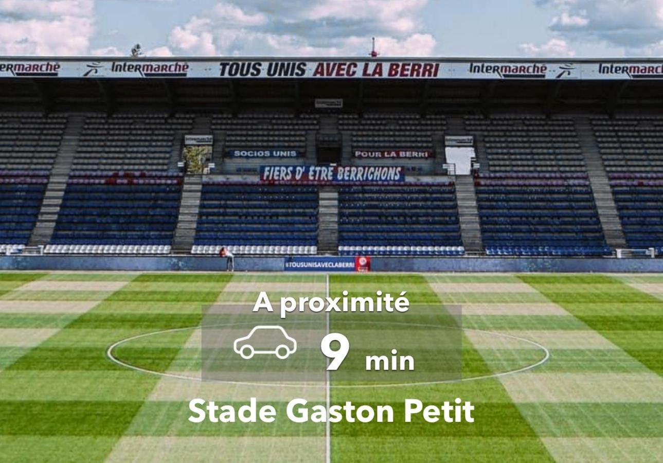 Déols Le Studio Design ⸱ Stationnement Gratuit ⸱ Fibre מראה חיצוני תמונה