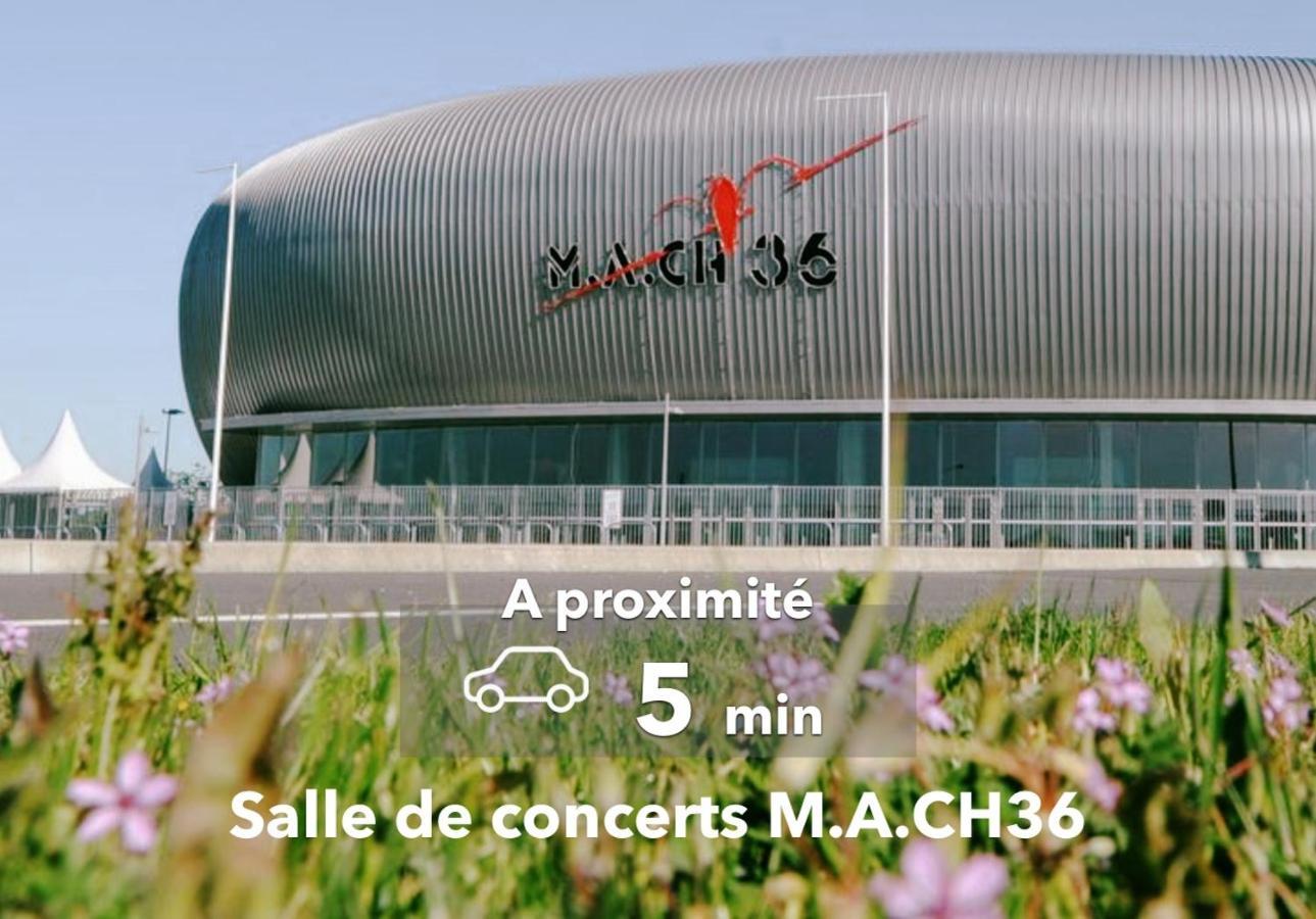 Déols Le Studio Design ⸱ Stationnement Gratuit ⸱ Fibre מראה חיצוני תמונה